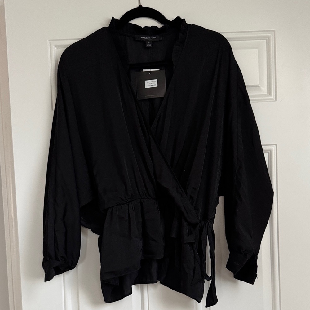 Elegant Black Women's blouse - Picture 3 of 4